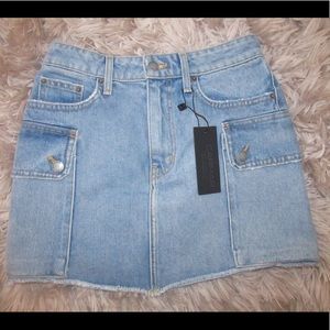 NEW Carmar Denim Mini Skirt